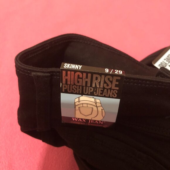 Urban Planet - Black high rise skinny jeans - Size 9 / 29 - Picture 13 of 13